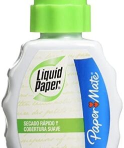 Paper Mate 5640115 Liquid Paper Fast Dry Correction Fluid, 22 mL, 12 Count