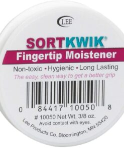 Lee 10050 Sortkwik Fingertip Moisteners, 3/8 Ounce, Pink, 1 Pack