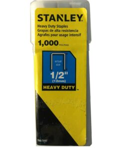 Stanley 1'2'' (12mm) 1000 pcs Heavy Duty Staples 076174054293