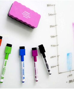 BAZIC Magnetic Dry Erase Marker, Fine Tip Assorted Colors - Image 4